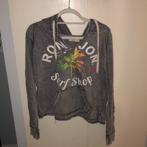 Grey Ron Jon sweatshirt